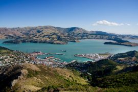 view-Christchurch-Lyttelton-Harbour-New-Zealand